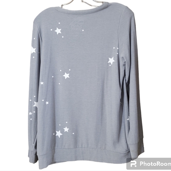 Chaser light grey crewneck soft long sleeve swearshirt ♥️ - Picture 3 of 6